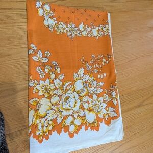 1960s Table Cloth, 63"X52"